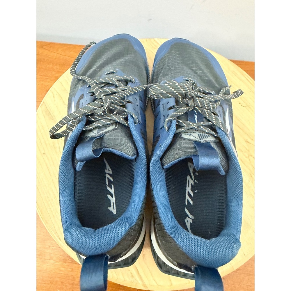 Altra Lone Peak 8 Trail Running Shoes Men Sz 10 Wide Navy Black Hiking Sneakers - Picture 6 of 7